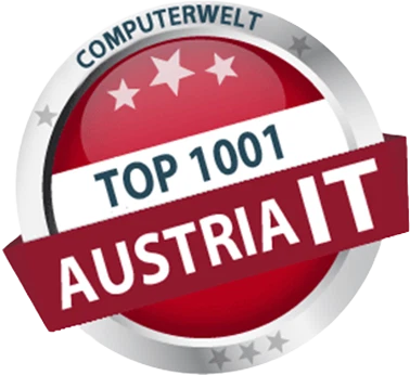 MMCAgentur Trust Badge "Computerwelt - Top 1001 Austria IT"